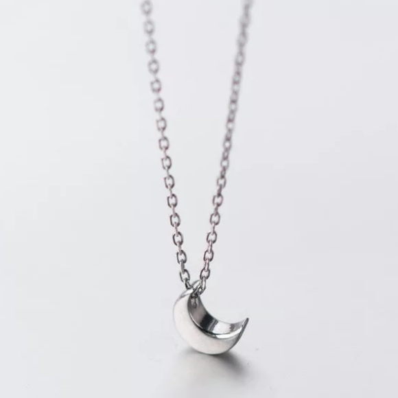 Crescent Moon Necklace - Picture 8 of 8